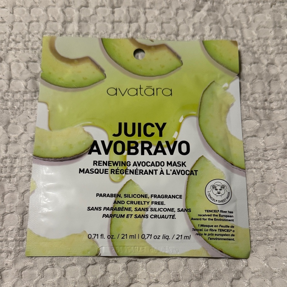 Avatara Juicy Avobravo Renewing Avocado Mask (5 pack)